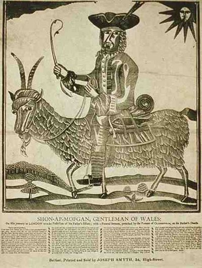 "Shon Ap Morgan, Gentleman of Wales" (litografie) od Irish School