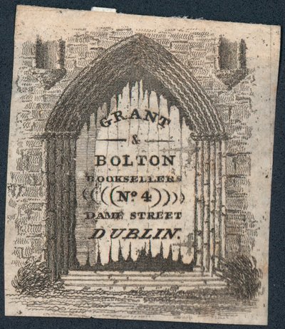 Obchodní karta, Grant & Bolton od Irish School