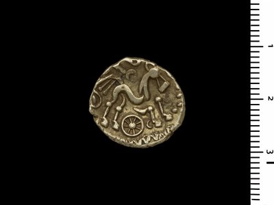 Mince z Henleyho pokladu, cca 50 př. n. l. (zlato) od Iron Age