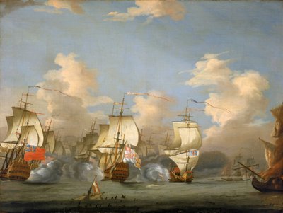 Bitva u mysu Passaro od Isaac (attr. to) Sailmaker