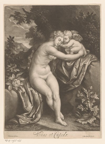 Venuše a Amor Venuše a Cupid (titul na objektu) od Isaac Beckett