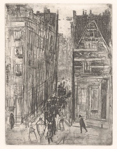 Gasthuismolensteeg v Amsterdamu od Isaac Israels
