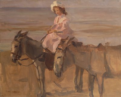 Na pláži Scheveningen (olej na plátně) od Isaac Israels