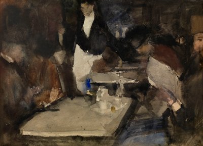 Restaurace „Mille Colonnes“ v Amsterodamu od Isaac Israels