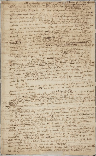 Lov na Zeleného Lyona, recto, kolem roku 1700 od Isaac Newton