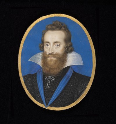č. 3869 Ludovic Stuart, 2. vévoda z Lennoxu a vévoda z Richmondu (1574-1624) (wc na pergamenu na kartě) od Isaac Oliver