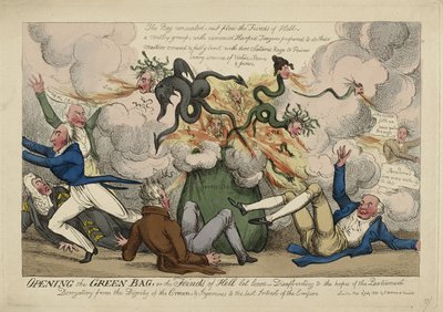 Otevření zeleného sáčku od Isaac Robert (attr. to) Cruikshank