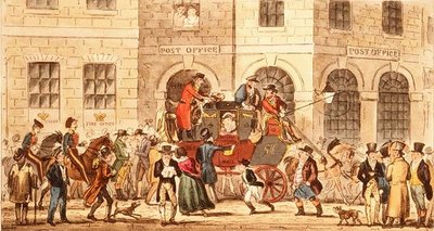 Bull and Mouth Inn od Isaac Robert Cruikshank