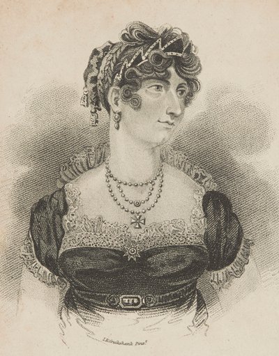 Její královská výsost princezna z Walesu od Isaac Robert Cruikshank