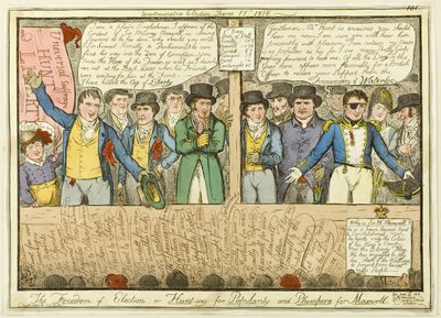 Svoboda volby od Isaac Robert Cruikshank