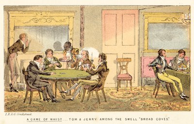 A Game of Whist od Isaac, Robert and George Cruikshank