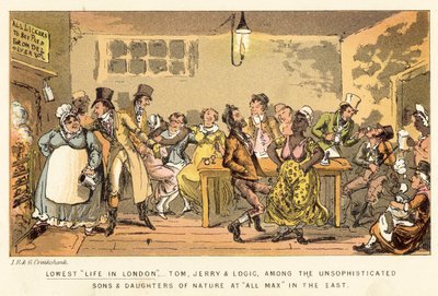 Nejnižší život v Londýně od Isaac, Robert and George Cruikshank