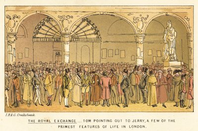 Královská burza od Isaac, Robert and George Cruikshank