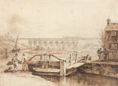 Viadukt nad Sankey Canal od Isaac Shaw