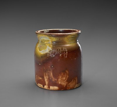 Jar, c. 1873-1882 (glazovaná kamenina) od Isaac Suttles Pottery