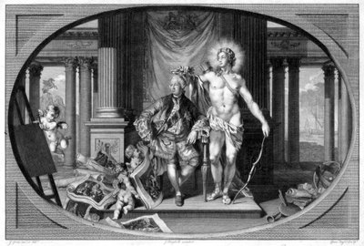 Král Jiří III 1738-1820, 18. století. od Isaac Taylor