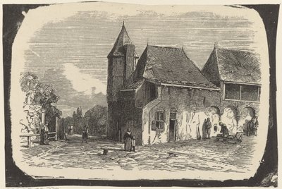Pohled na Koppelpoort v Amersfoortu od Isaac Weissenbruch