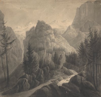 Zahájení průjezdu/ Směrem ke Gemmi/ z Bernské strany od Isaac Weld