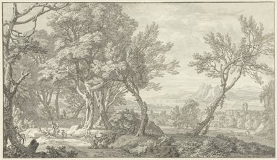 Arkádská krajina od Isaac de Moucheron