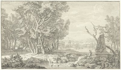Arkádská krajina od Isaac de Moucheron