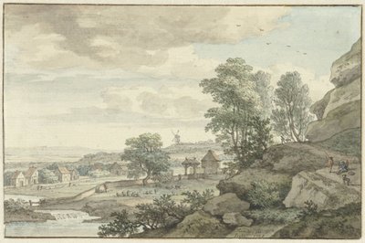 Výhled na okolí Bentheimu od Isaac de Moucheron