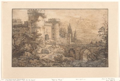 Poort a Tivoli od Isaac de Moucheron