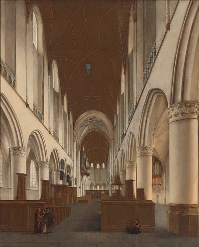 Kostel Saint Bavo v Haarlemu od Isaac van Nickele