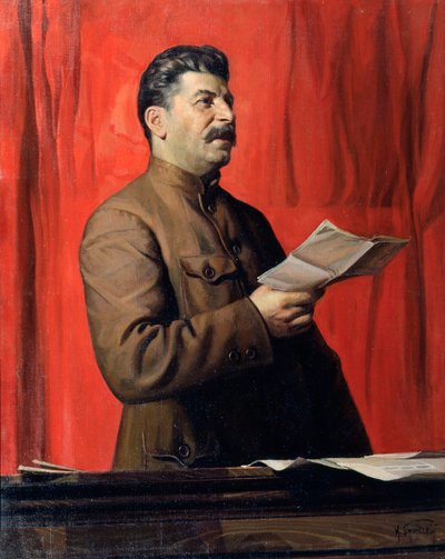 „Portrét Josifa Stalina“, 1933. od Isaak Israilevich Brodsky