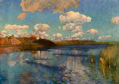 Slunečný den u jezera, 1899-1900, 1965. od Isaak Ilyich Levitan