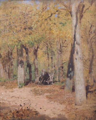 Podzimní mudrování, 1883 od Isaak Ilyich Levitan