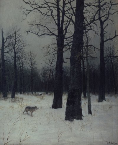 Les v zimě, 1885 od Isaak Ilyich Levitan