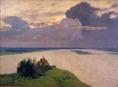 Nad věčným mírem, 1894 od Isaak Ilyich Levitan