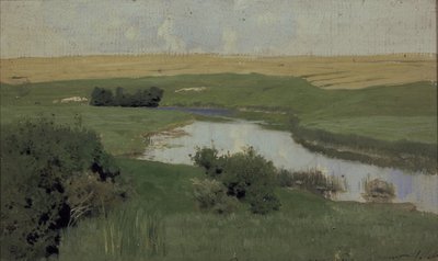 Malá řeka Istra, 1885-1886 od Isaak Ilyich Levitan