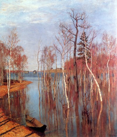 Jarní povodně od Isaak Ilyich Levitan