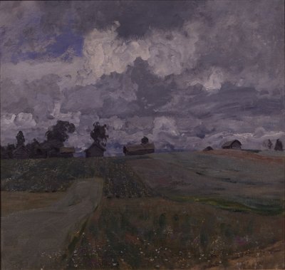 Bouřlivý den, 1897 od Isaak Ilyich Levitan