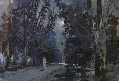 Stíny. Měsíční noc, 80. léta 19. století. od Isaak Ilyich Levitan