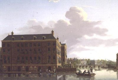 Pohled na Amsterdam, 1779 od Isaac Ouwater