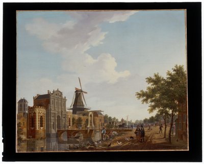 Catharijnepoort v Utrechtu od Isaak Ouwater