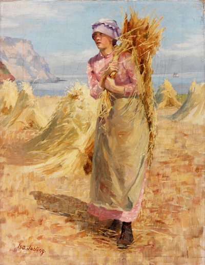 Výroba sena, 1893-1900 od Isabella Jobling