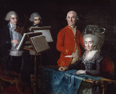 Rodinná skupina, 1781 od Isabelle Pinson