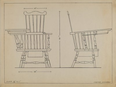Židle od Isadore Goldberg
