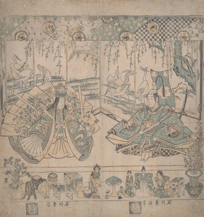 Pár panenek Hina od Ishikawa Toyonobu