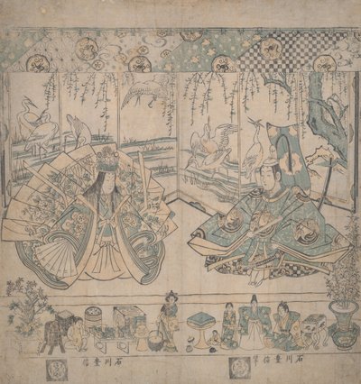 Pár panenek Hina od Ishikawa Toyonobu