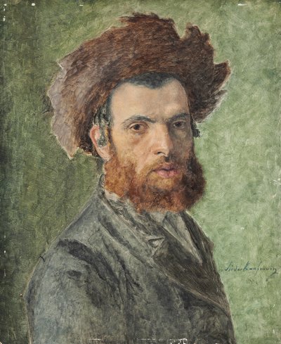 Portrét mladého chasidského Žida, od Isidor Kaufmann