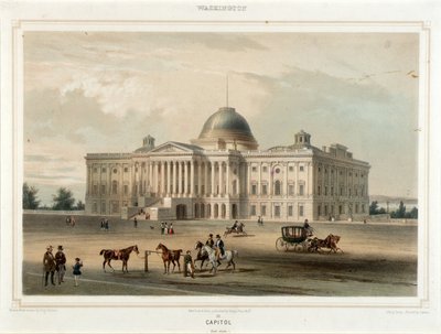 Washington - Kapitol (východní pohled) od Isidore Laurent Deroy