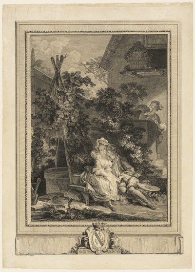 Zamilovaný zahradník od Isidore Stanislas Helman