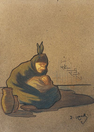 Kreténka v Boí od Isidre Nonell