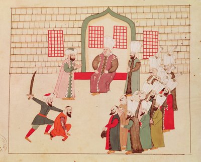 Paní 1671 Vezír přihlížející popravě od Islamic School