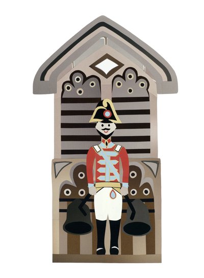 Quarterjack, 2014 (řezaný papír) od Isobel Barber