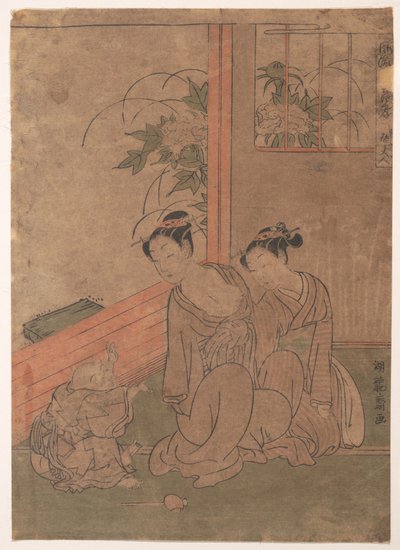 Paní Tō od Isoda Koryusai